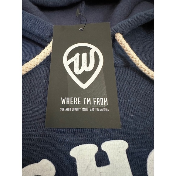 New Where I'm From Snow Shoveling Hoodie Pullover Sweatshirt - Women's Small - Picture 8 of 10